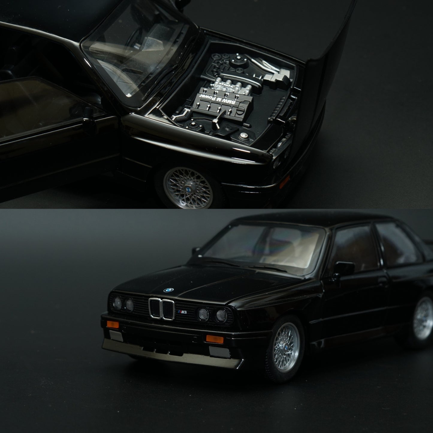 1:24 BMW M3 E30 High Quality Diecast (Black) - Kunju Vandi