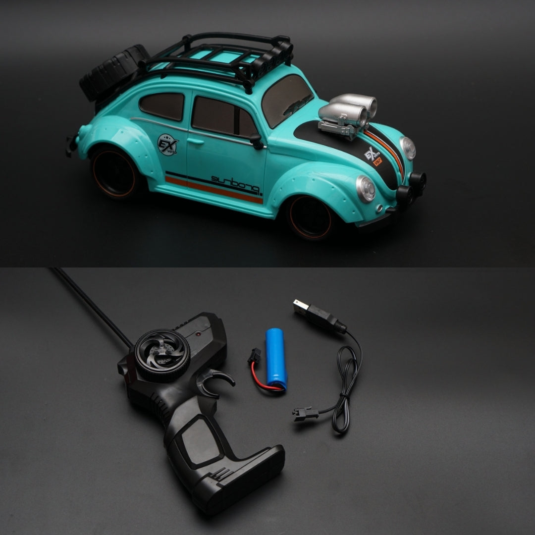 1:24 Beetle Remote control , Blue - Kunju Vandi