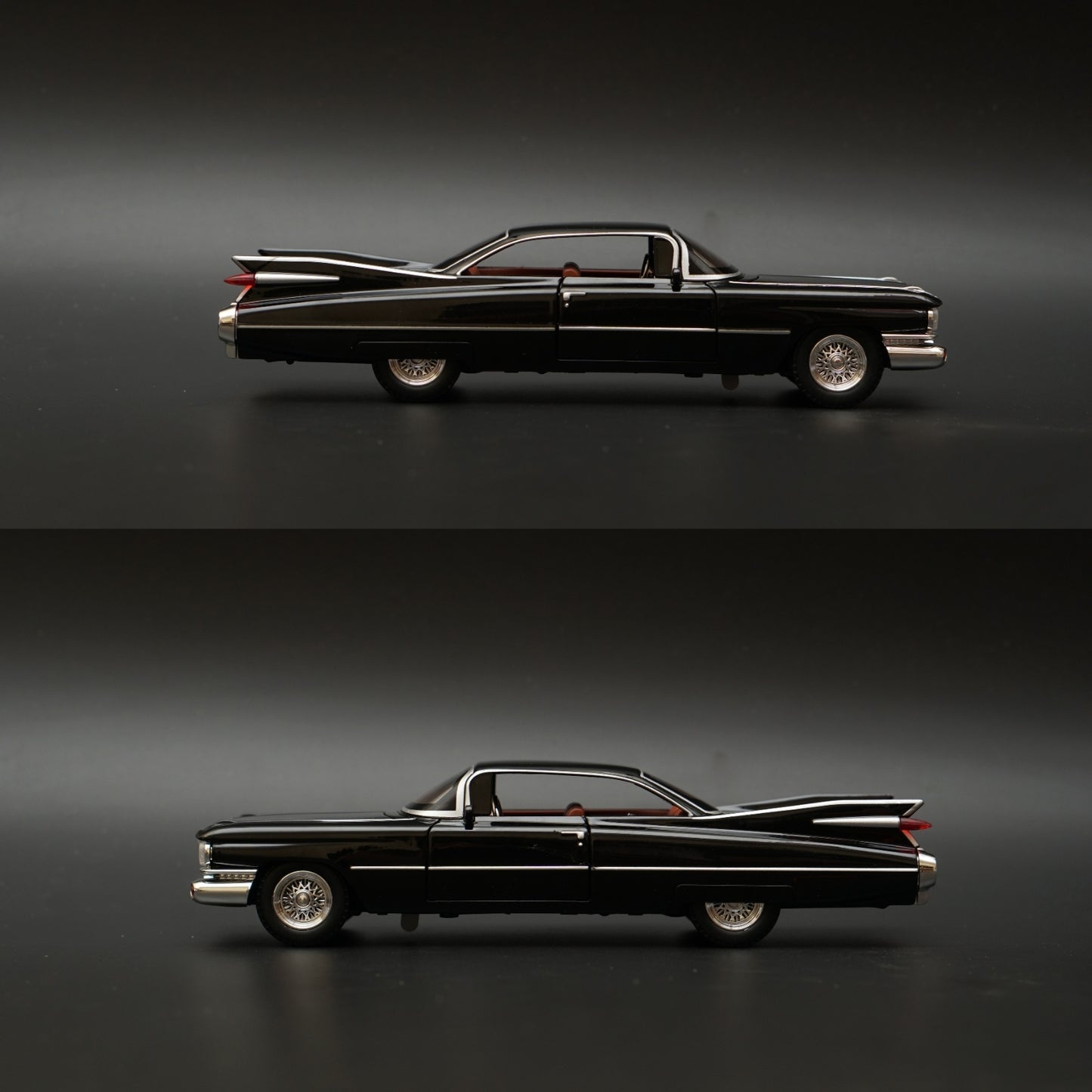 1:24 Cadillac Eldorado, Premium Quality , Black - Kunju Vandi