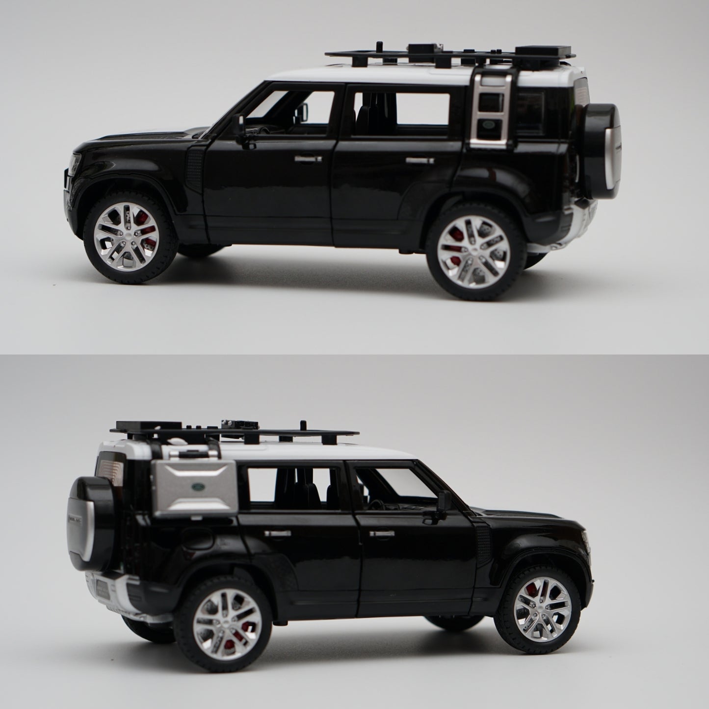 1:24 Defender Premium Quality Diecast (Black) - Kunju Vandi