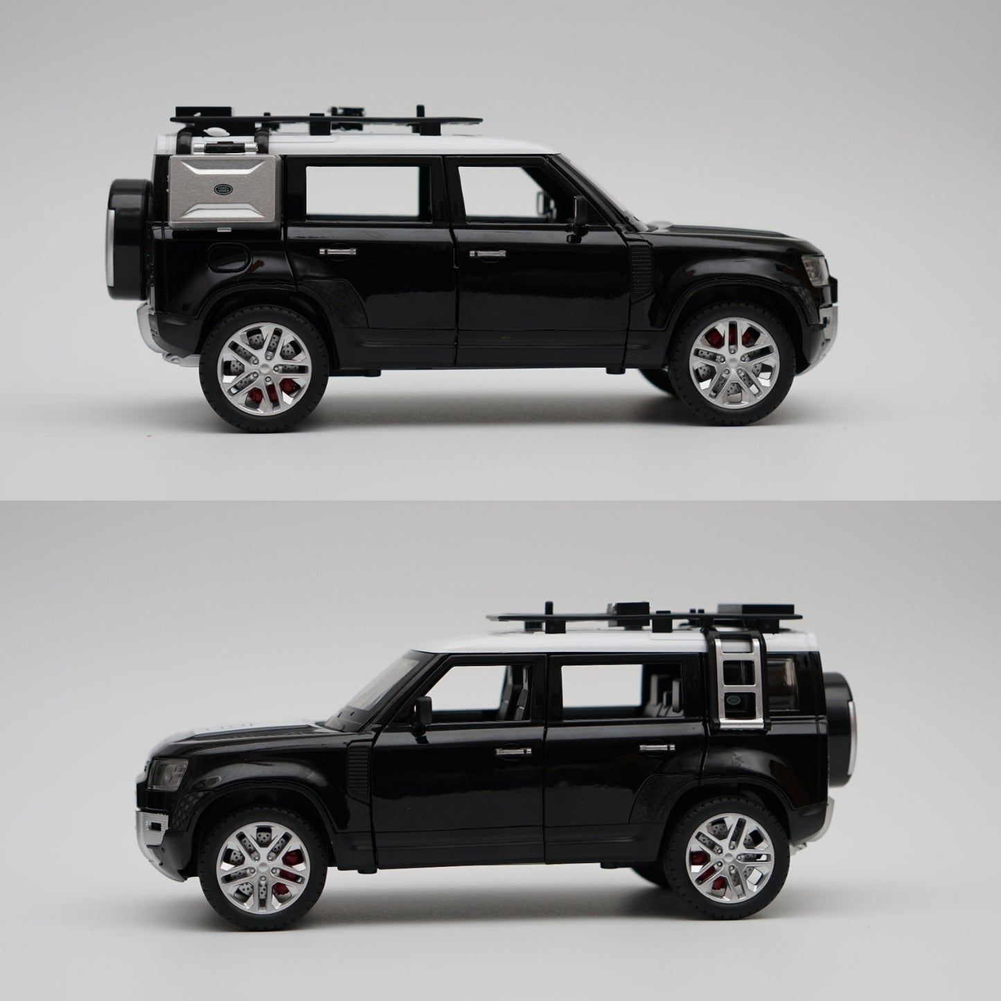 1:24 Defender Premium Quality Diecast (Black) - Kunju Vandi