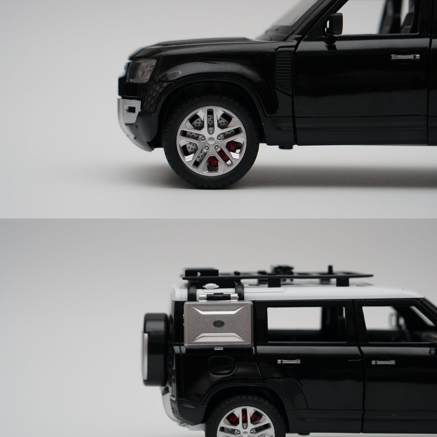 1:24 Defender Premium Quality Diecast (Black) - Kunju Vandi