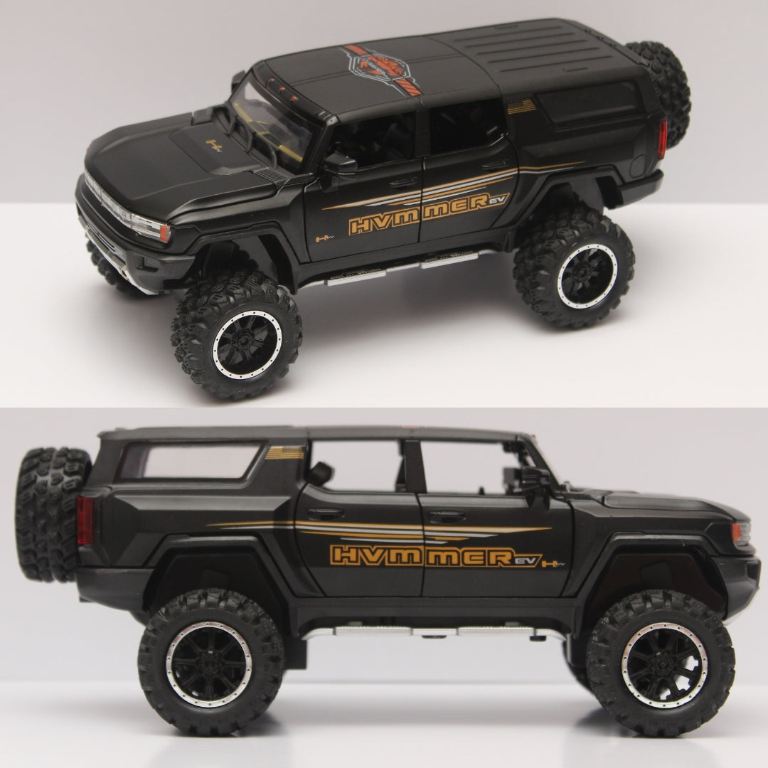 1:24 Hummer Ev Diecast , Premium Quality , Black - Kunju Vandi