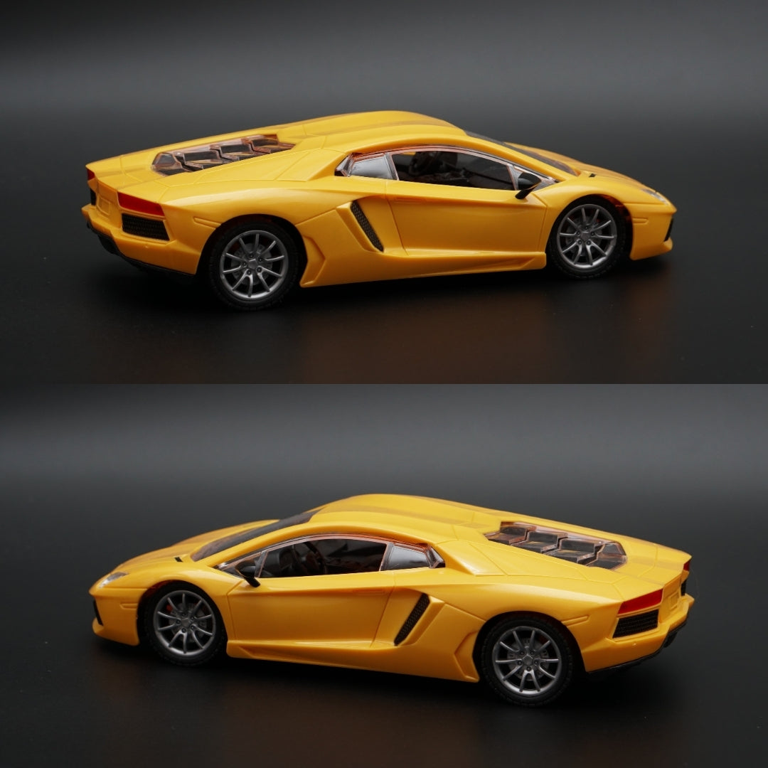1:24 Lambo Remote control , Yellow - Kunju Vandi