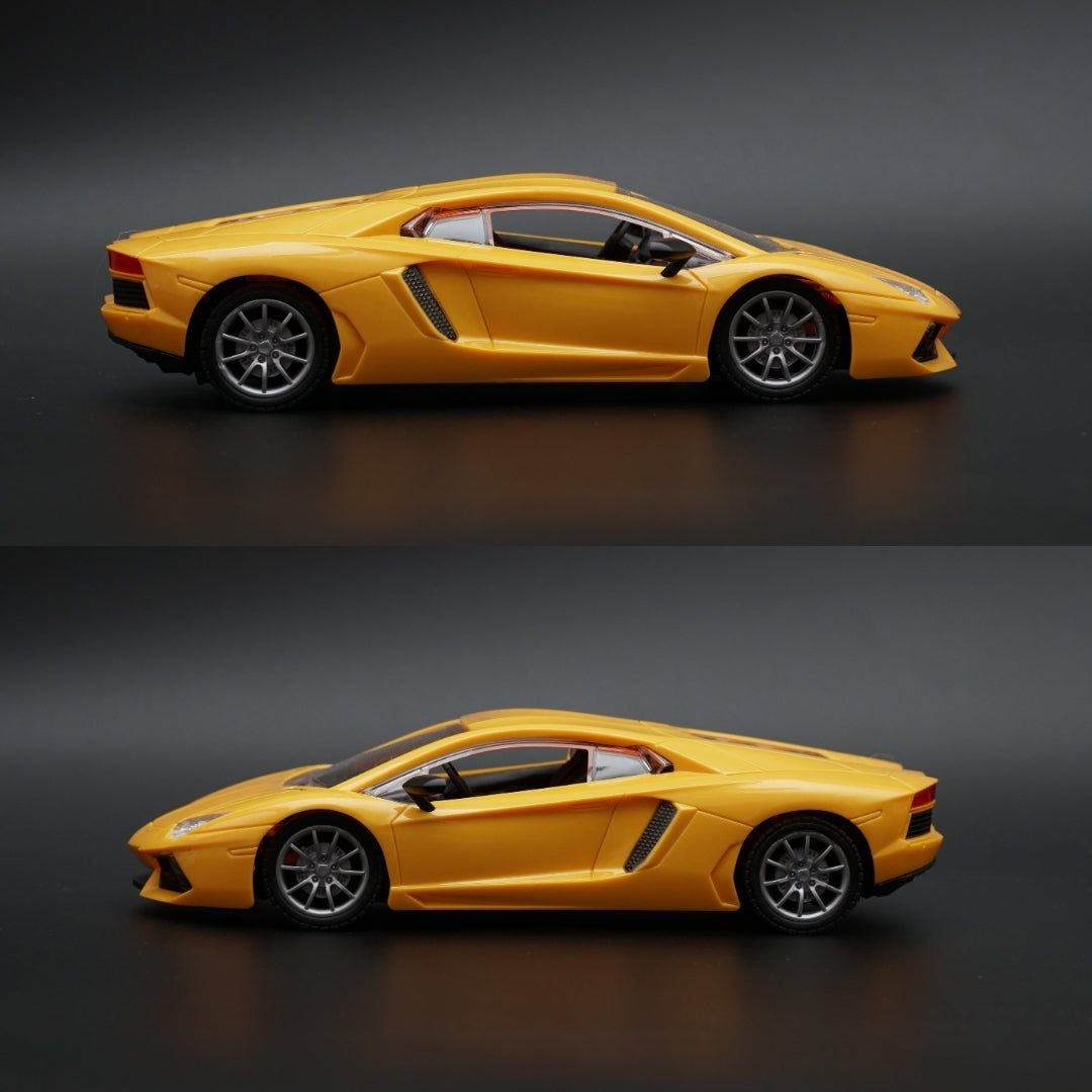 1:24 Lambo Remote control , Yellow - Kunju Vandi