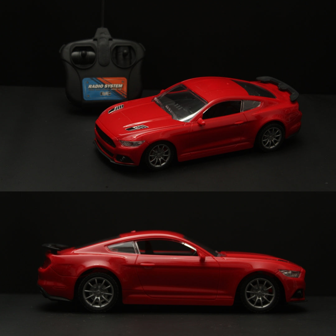 1:24 Mustang Remote control , Red - Kunju Vandi