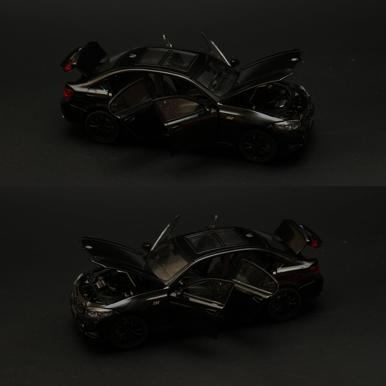 1:32 BMW 3 Series Black Diecast - Kunju Vandi