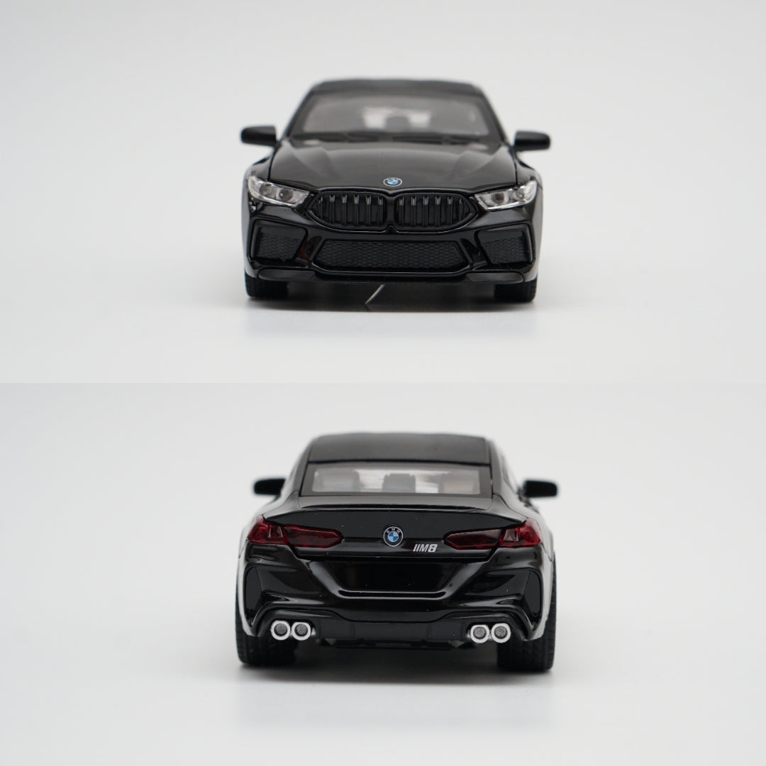 1:32 BMW M8 , Premium Quality Diecast Black - Kunju Vandi