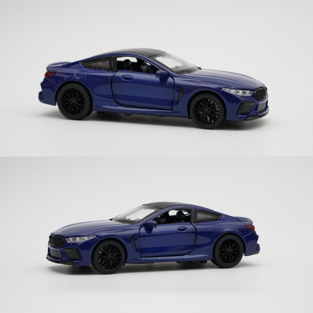 1:32 BMW M8 , Premium Quality Diecast Black - Kunju Vandi