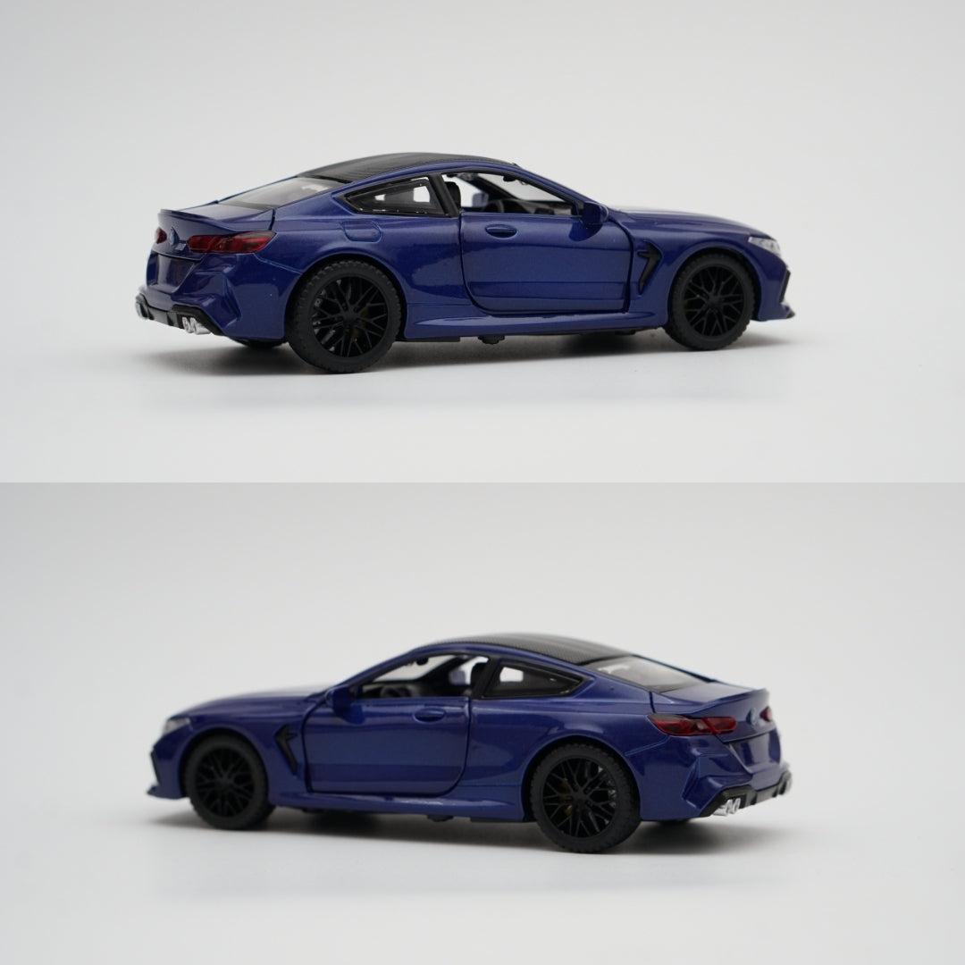 1:32 BMW M8 , Premium Quality Diecast Black - Kunju Vandi