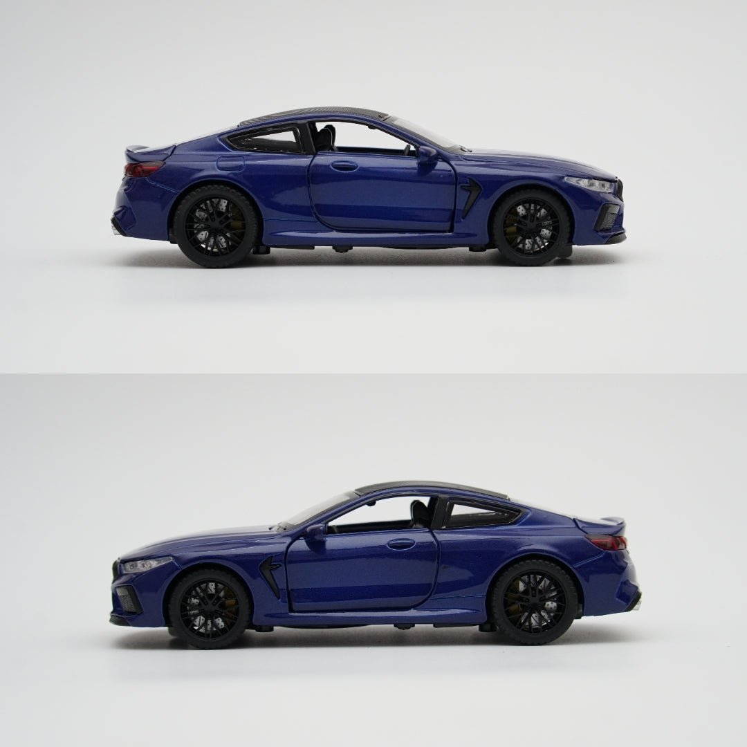 1:32 BMW M8 , Premium Quality Diecast Black - Kunju Vandi