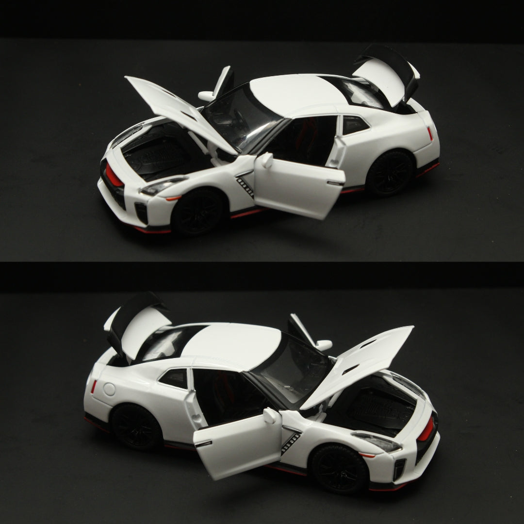 1:32 Gtr R35 with Lights White - Kunju Vandi