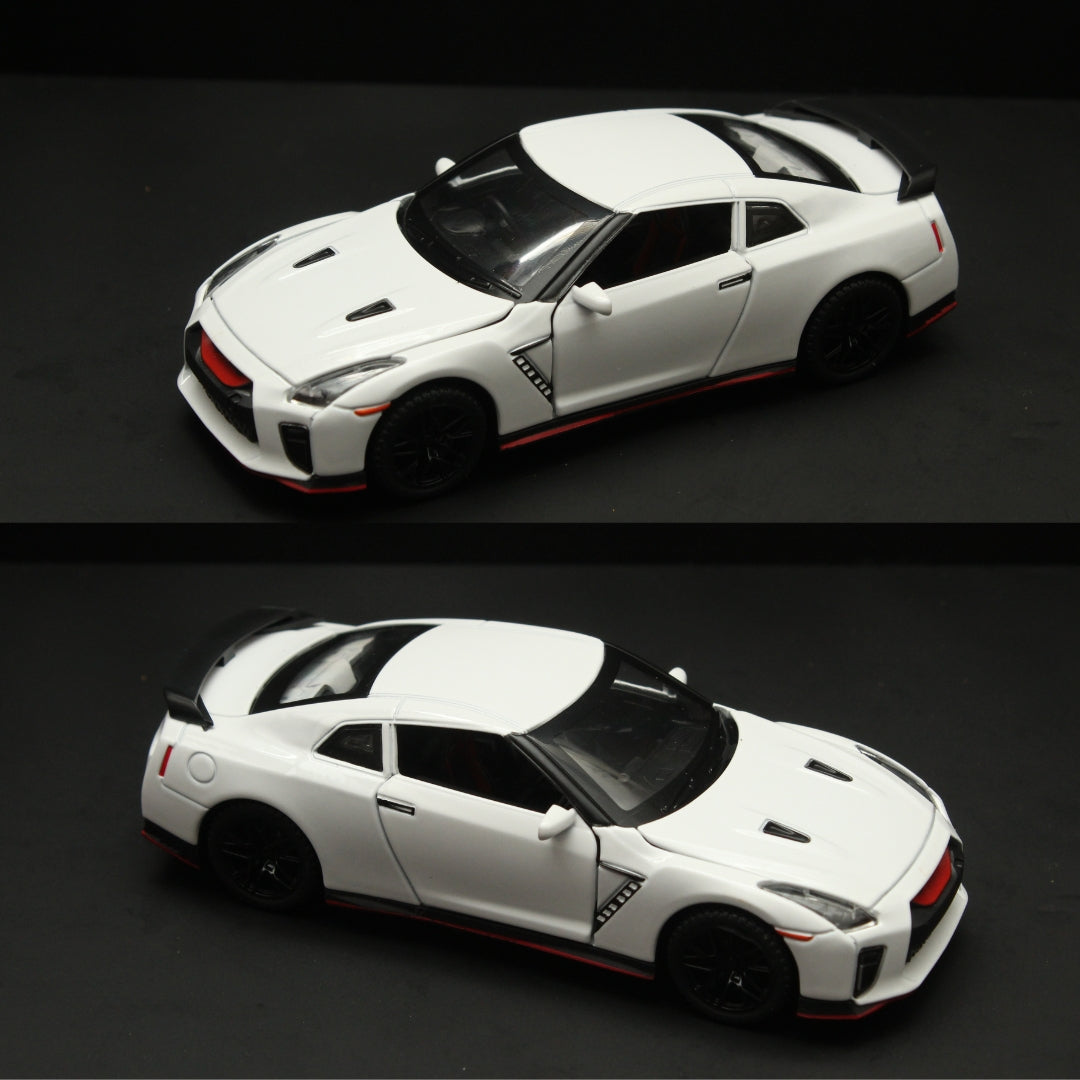 1:32 Gtr R35 with Lights White - Kunju Vandi