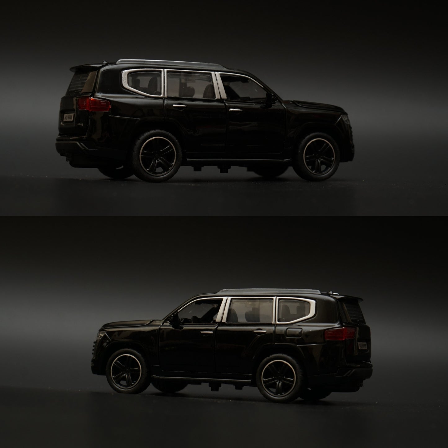 1:32 Land Cruiser Diecast Black - Kunju Vandi