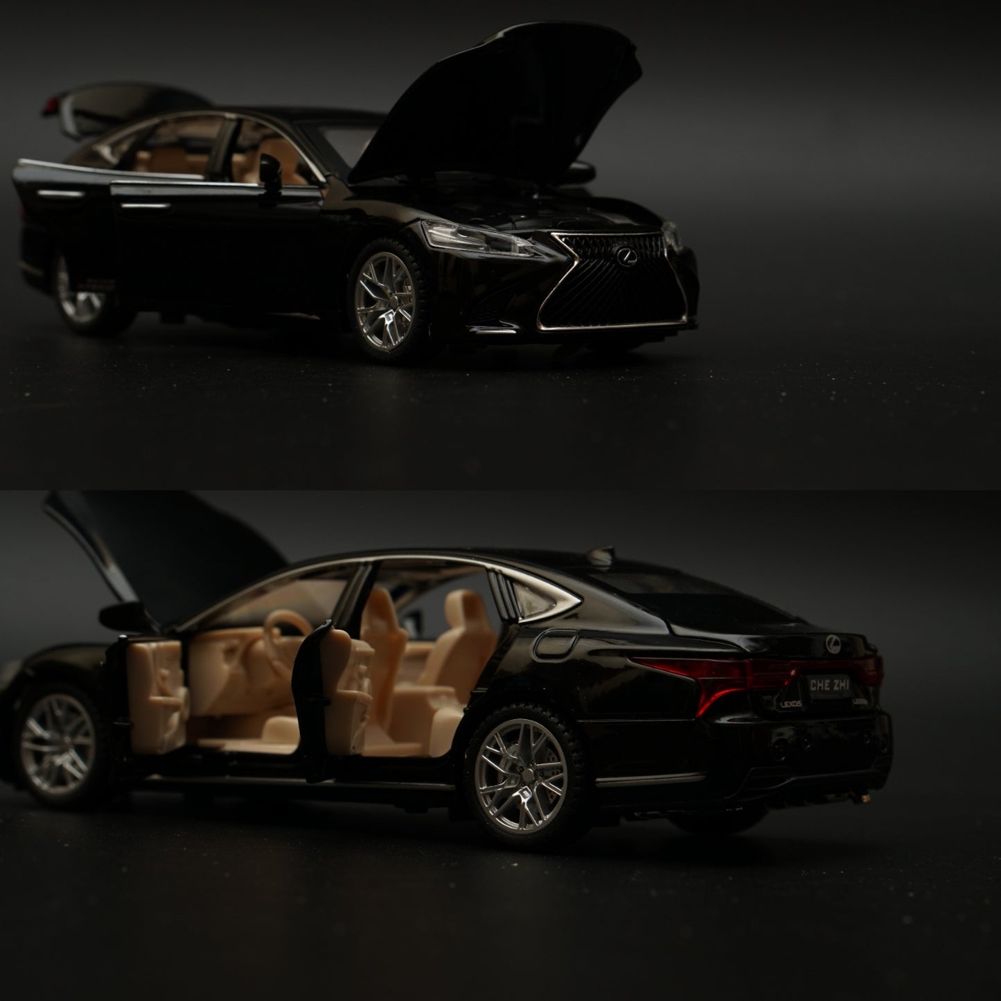 1:32 Lexus Diecast Black - Kunju Vandi