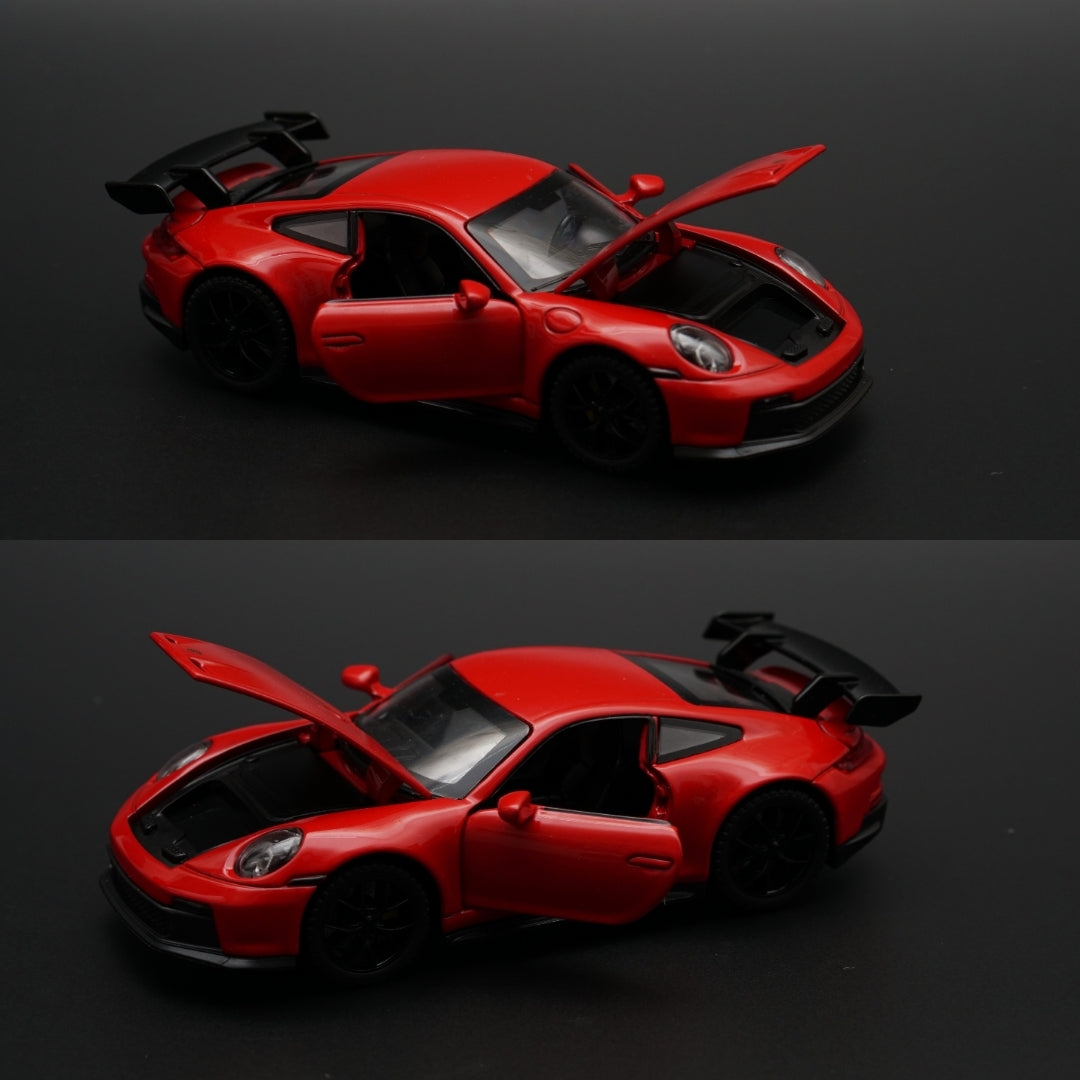 1:32 Porsche 911 GT3 Diecast Red - Kunju Vandi