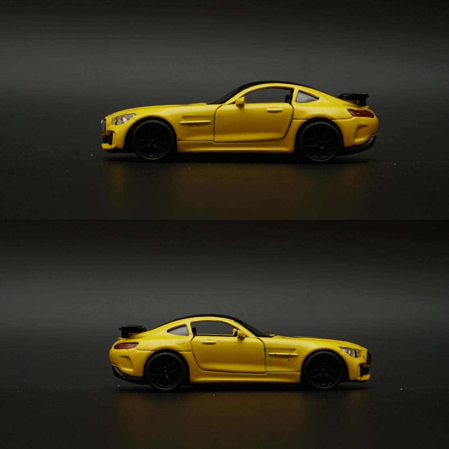 1:36 Amg GT Diecast Yellow - Kunju Vandi