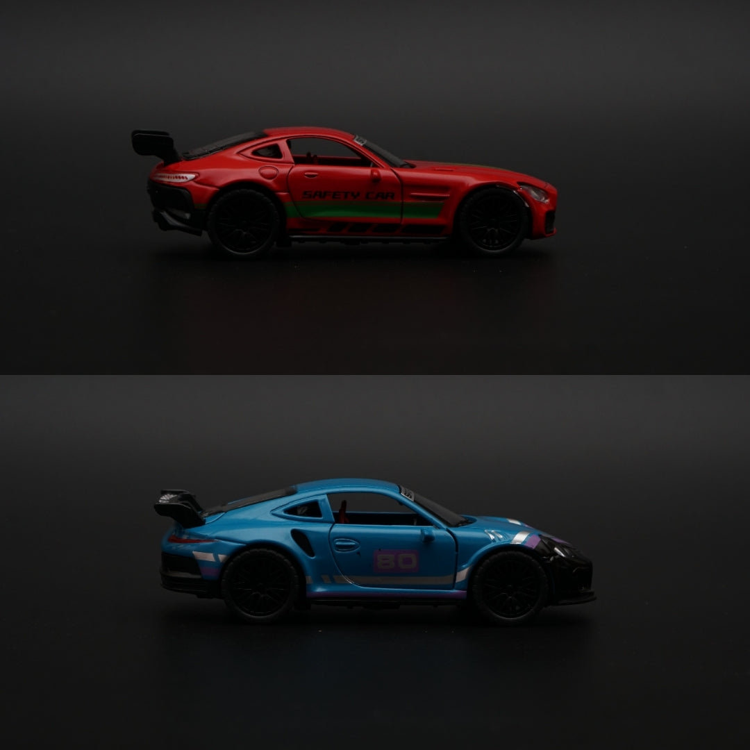 1:36 Amg Gt , Porsche Diecast Combo (2) - Kunju Vandi