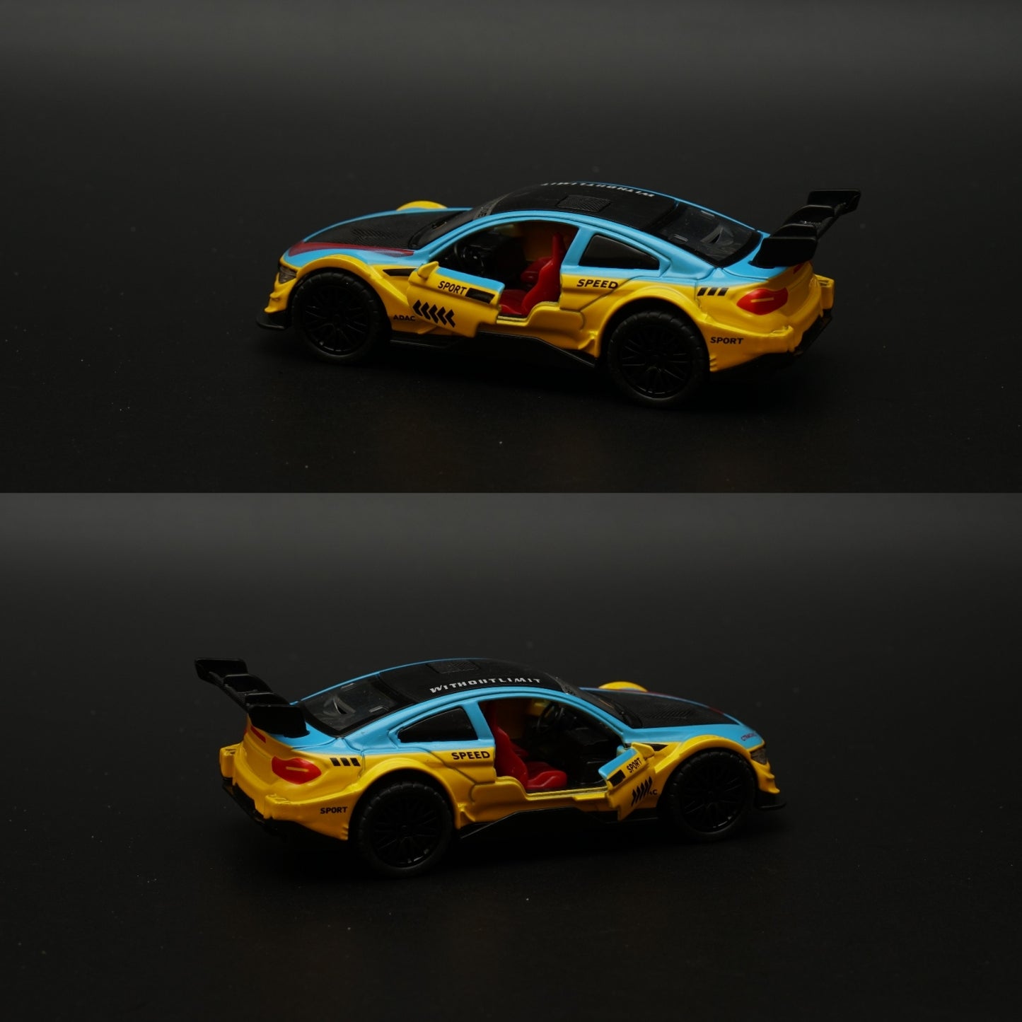 1:36 BMW Diecast Blue Livery - Kunju Vandi