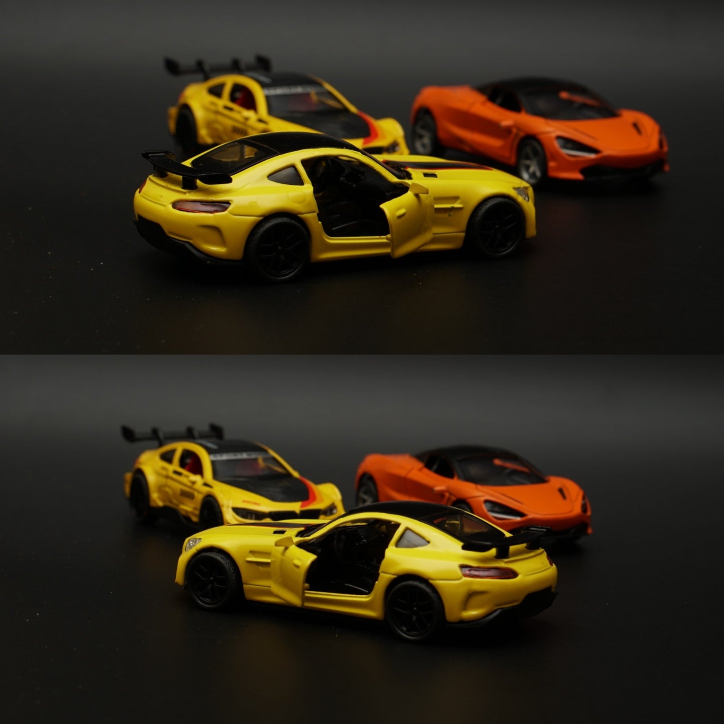 1:36 BMW, Mcalren,, AmgGt Diecast Combo - Kunju Vandi