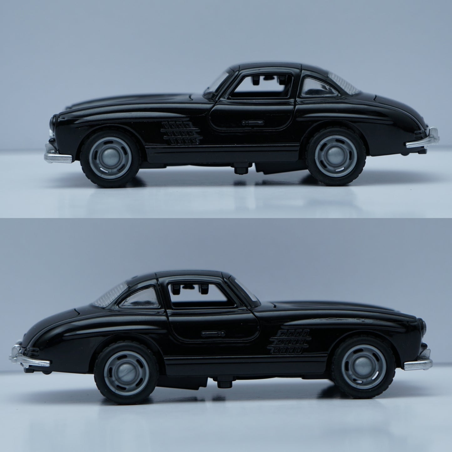 1:36 Benz 300 SL Diecast (Black) - Kunju Vandi