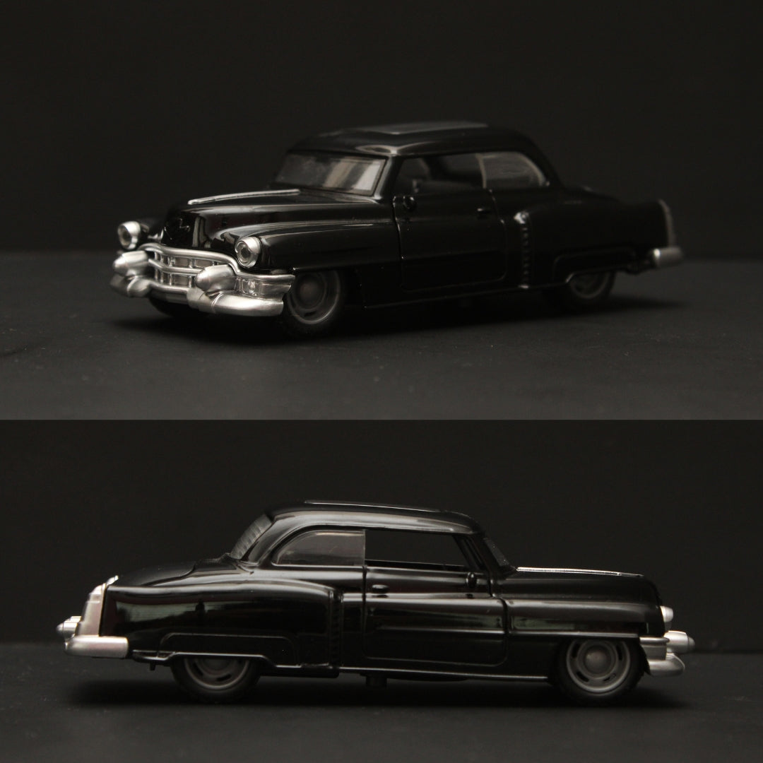 1:36 Cadillac Diecast Car Black - Kunju Vandi