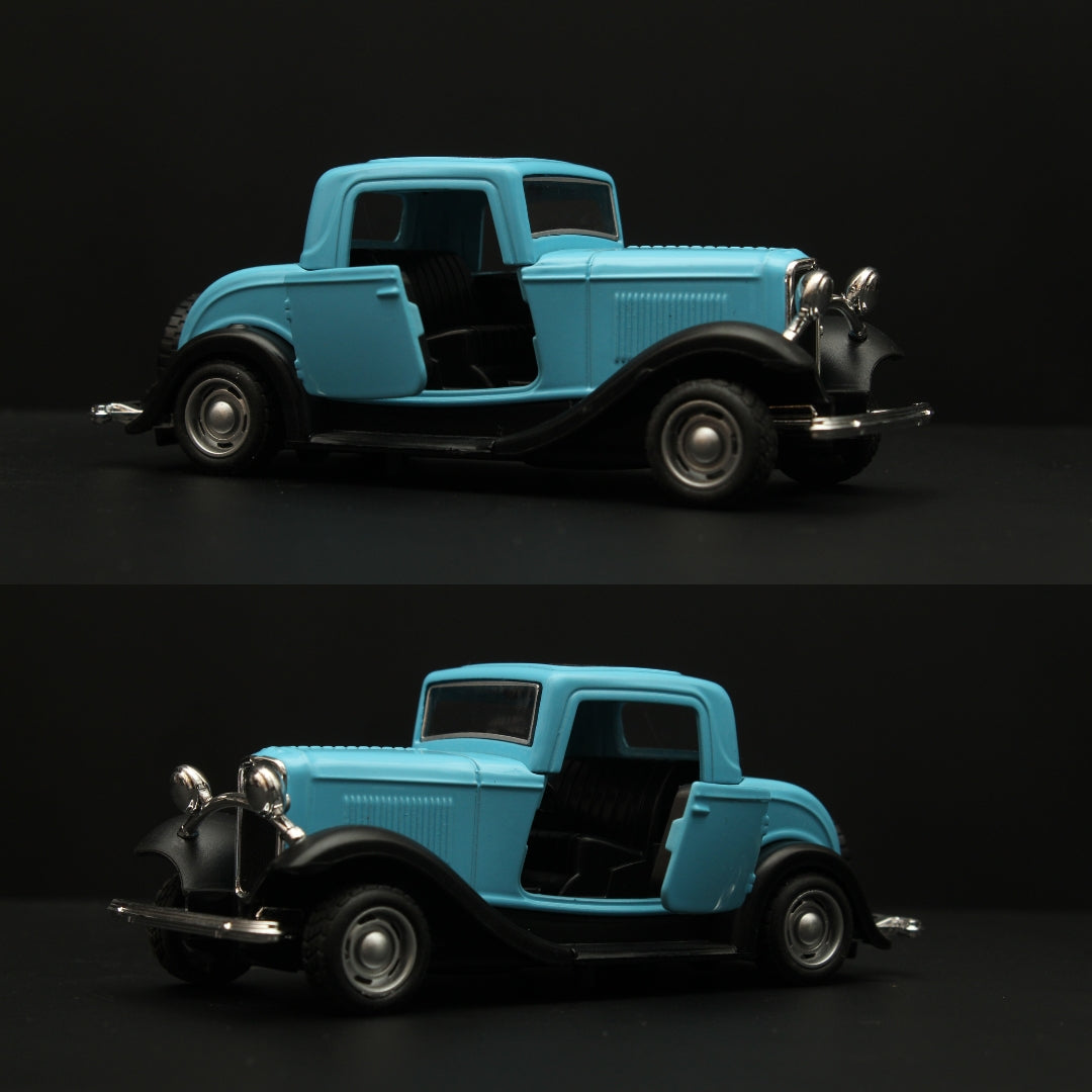 1:36 Ford 1932 Ford Coupe Diecast (Blue) - Kunju Vandi