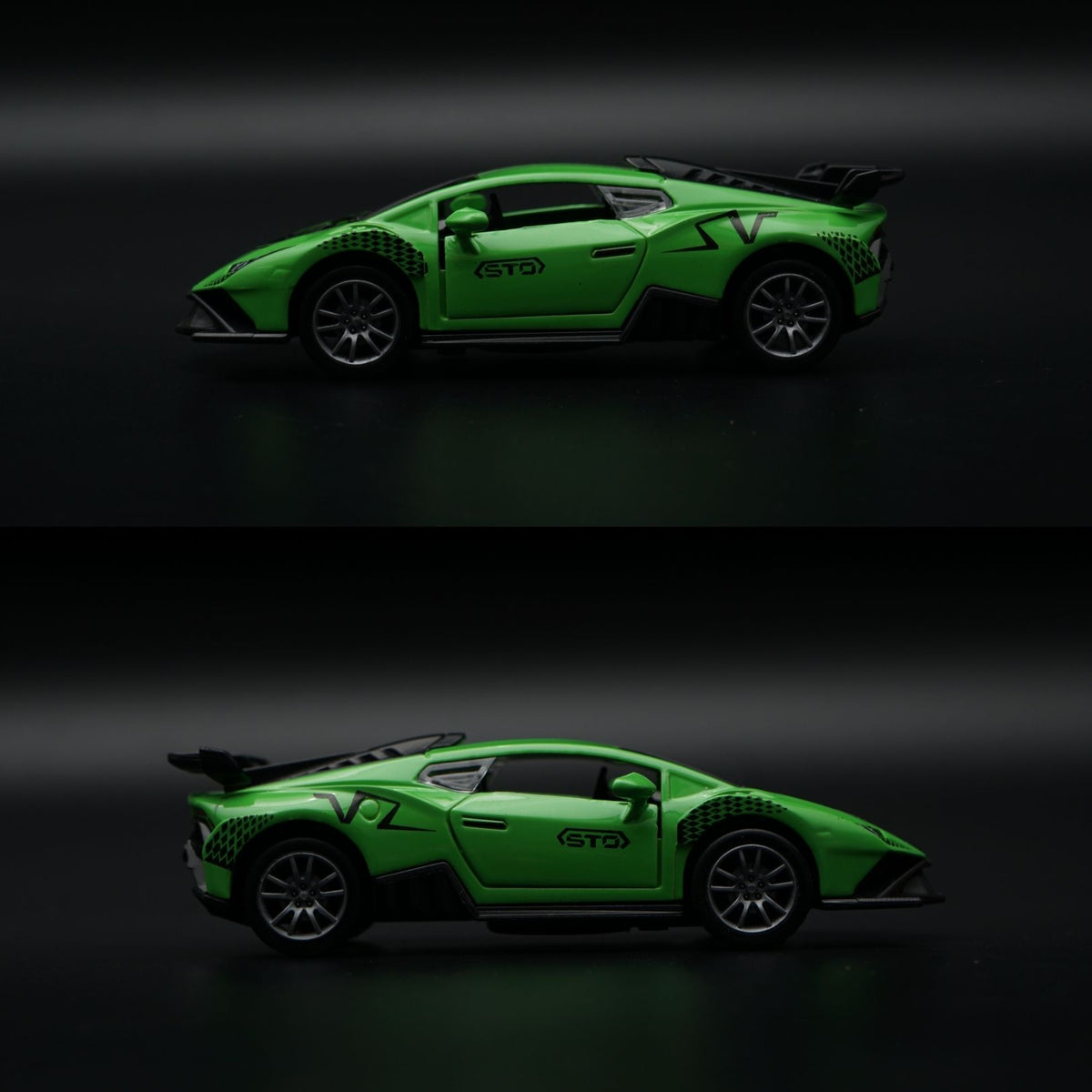 1:36 Lamborghini Diecast Supercar | Green STO Livery | Collector's Model - Kunju Vandi