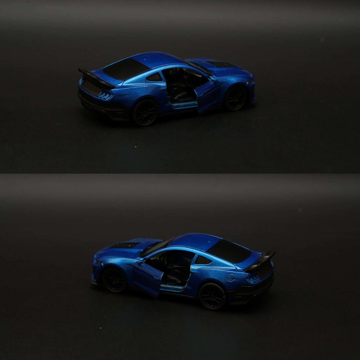 1:36 Mustang Blue Diecast - Kunju Vandi