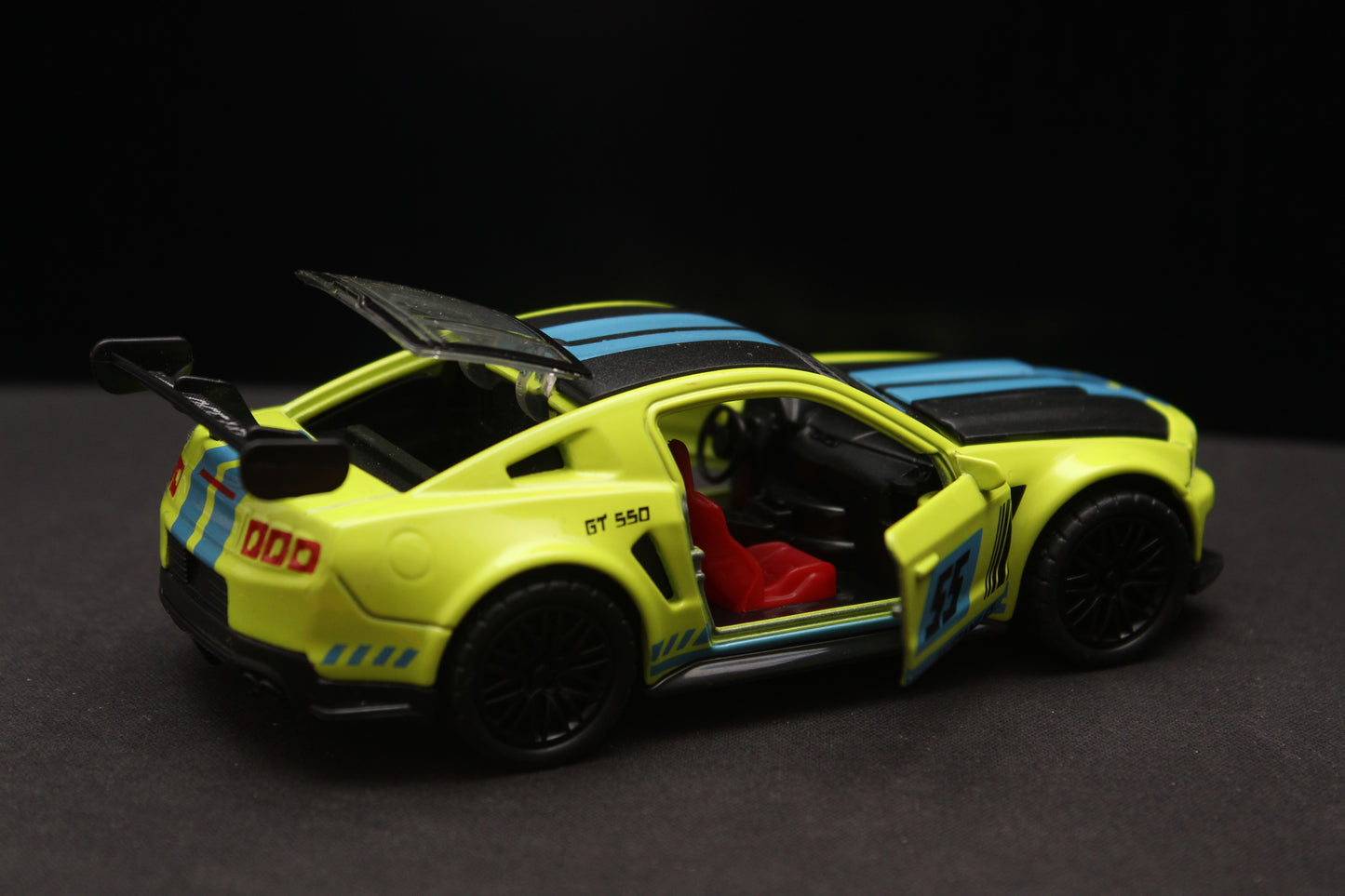 1:36 Mustang (Blue livery) Diecast - Kunju Vandi