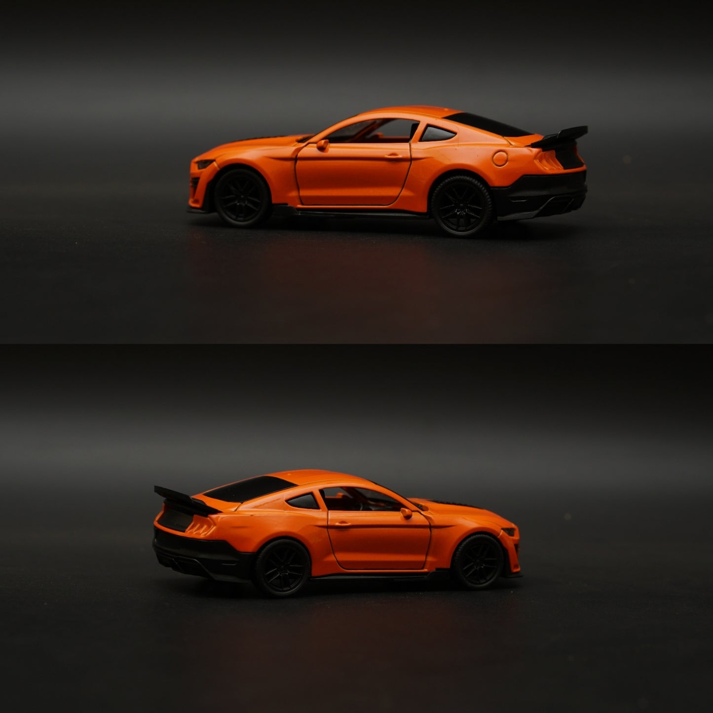 1:36 Mustang Orange Diecast - Kunju Vandi