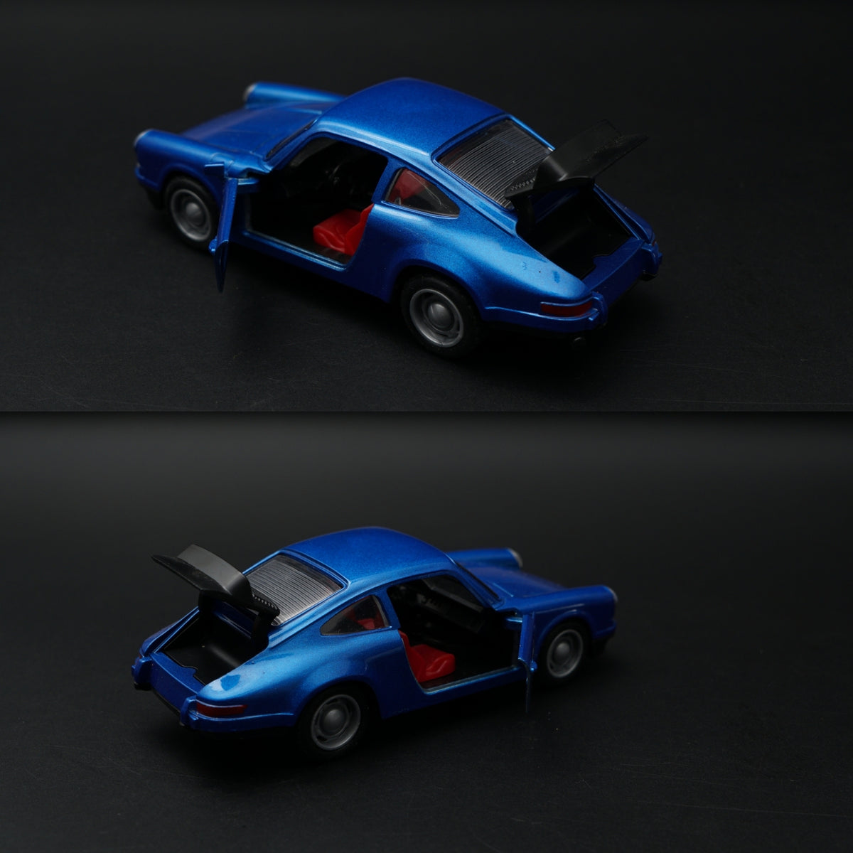 1:36 Porsche 911 Diecast (Blue) - Kunju Vandi