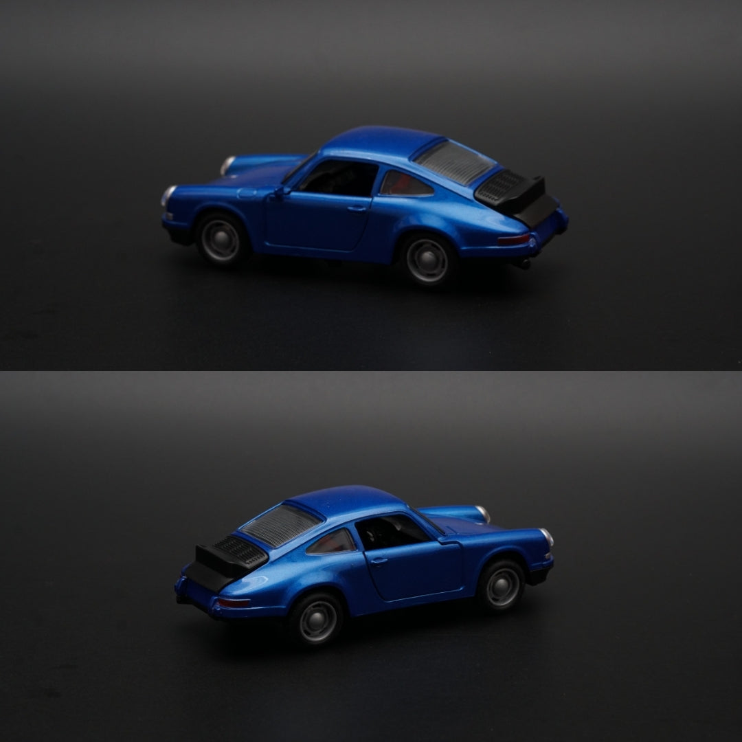 1:36 Porsche 911 With Lights Blue - Kunju Vandi