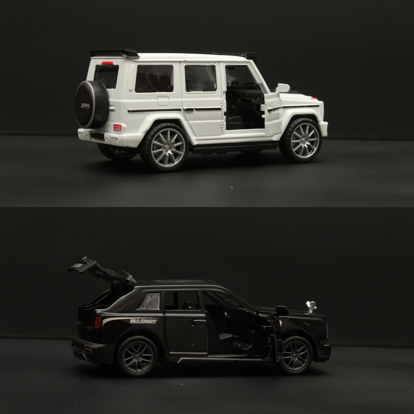 1:36 Rolls Royce Cullinan, Gwagon Diecast Combo - Kunju Vandi
