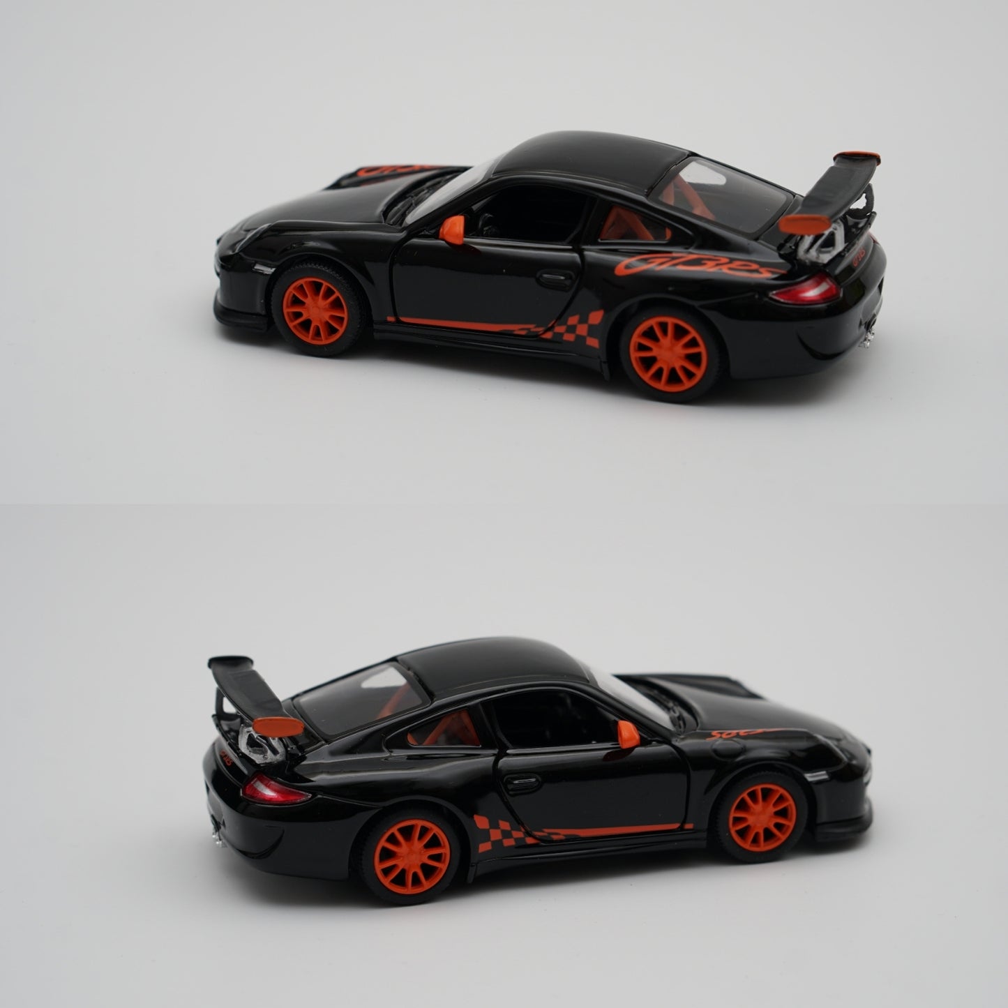 1:36 kinsmart 2010 Porsche 911 GT3 RS (Black) - Kunju Vandi