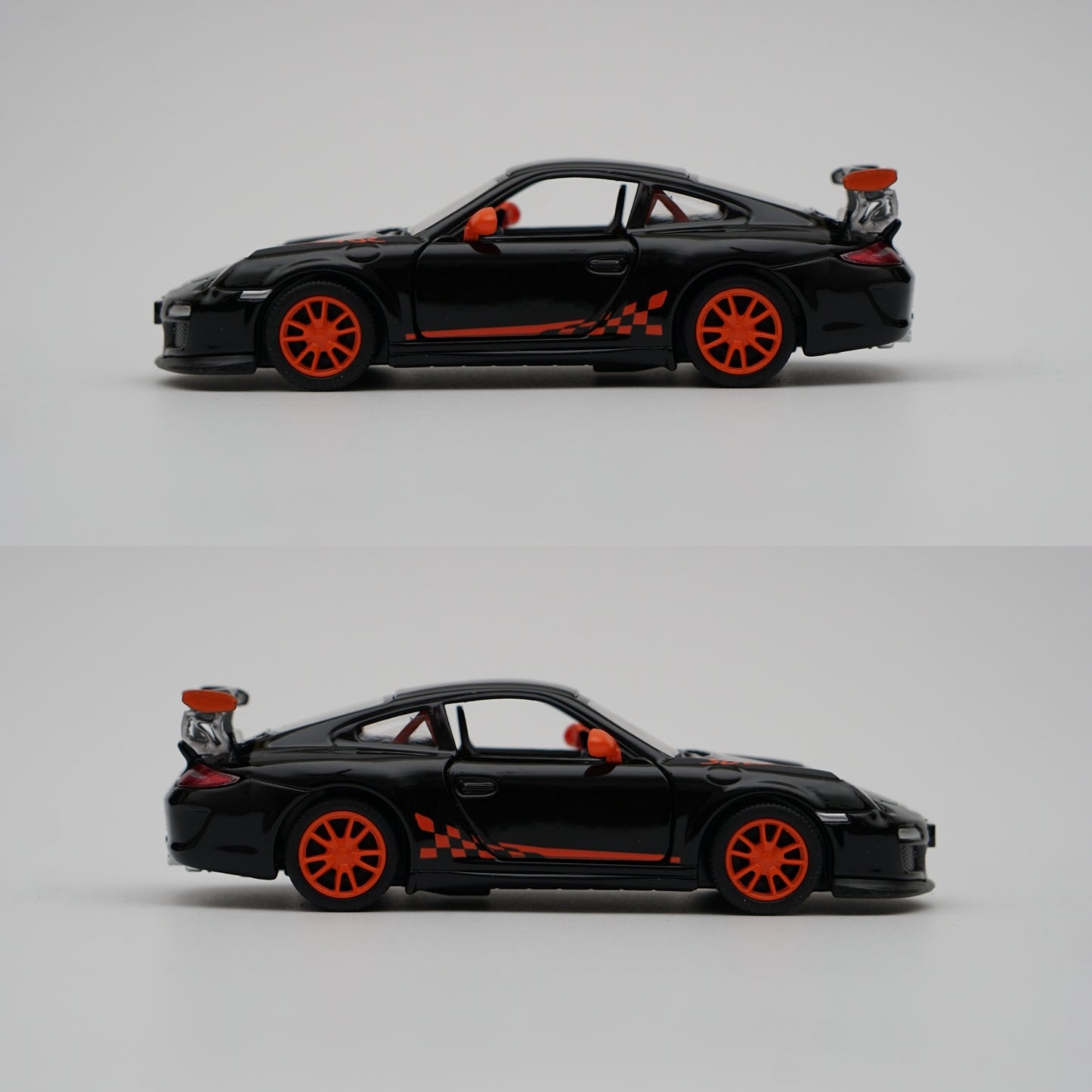1:36 kinsmart 2010 Porsche 911 GT3 RS (Black) - Kunju Vandi