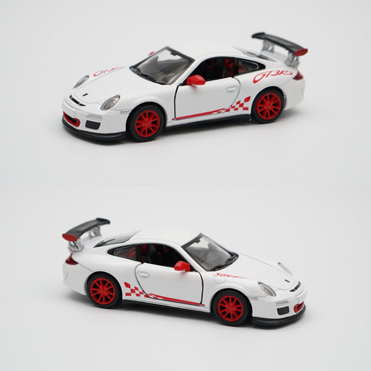 1:36 kinsmart 2010 Porsche 911 GT3 RS (White) -  Kunju Vandi