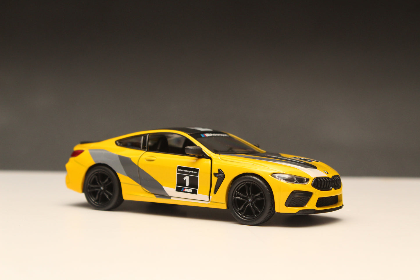 1:38 kinsmart BMW M8 Competition (Yellow), High Quality Diecast Car - Kunju Vandi