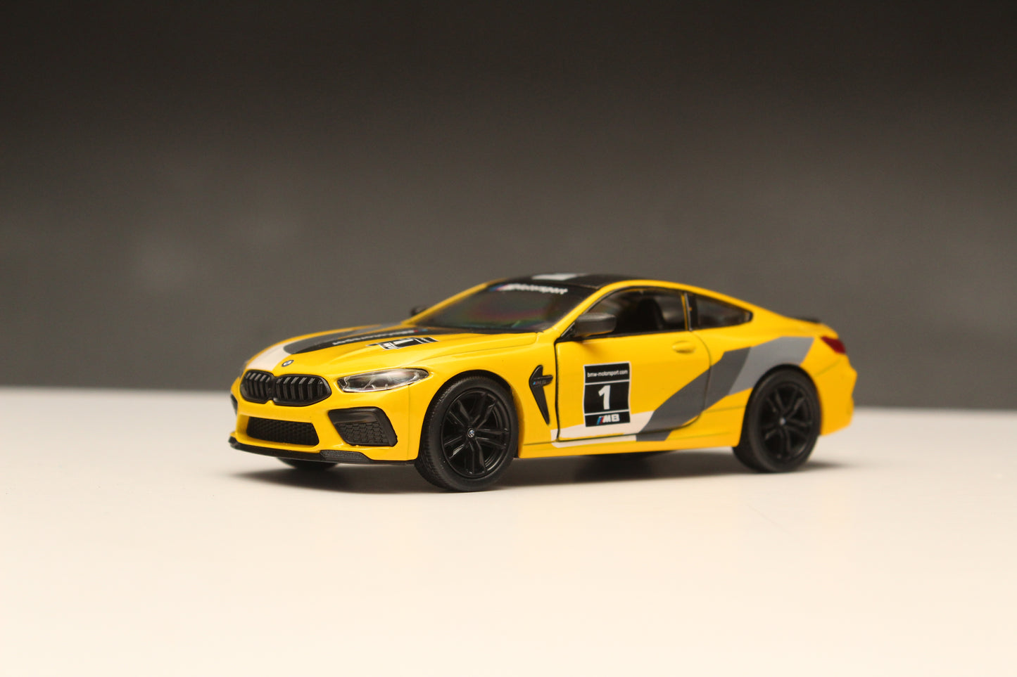 1:38 kinsmart BMW M8 Competition (Yellow), High Quality Diecast Car - Kunju Vandi