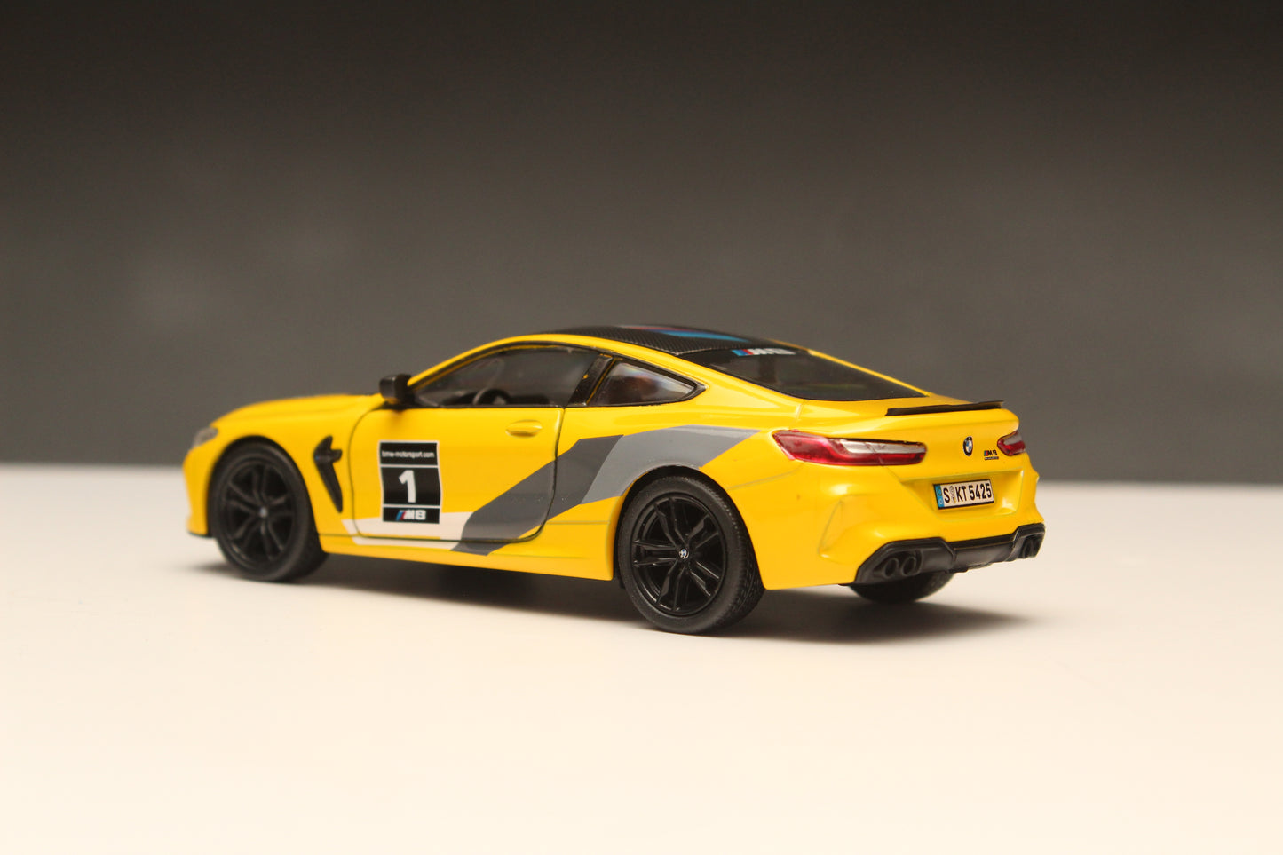 1:38 kinsmart BMW M8 Competition (Yellow), High Quality Diecast Car - Kunju Vandi