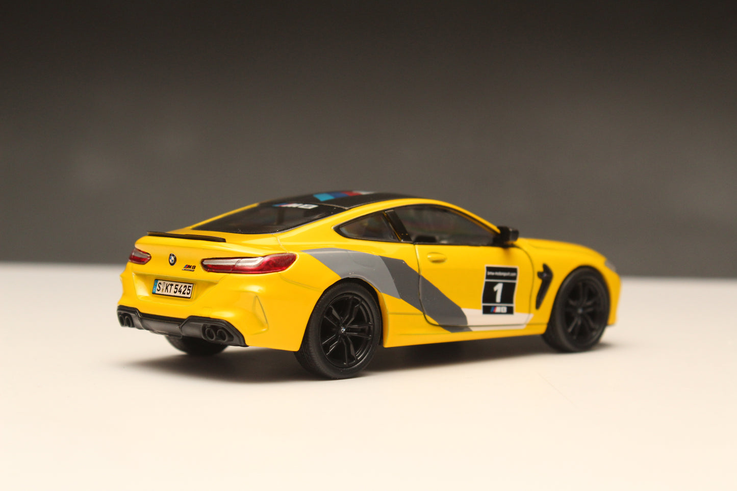 1:38 kinsmart BMW M8 Competition (Yellow), High Quality Diecast Car - Kunju Vandi