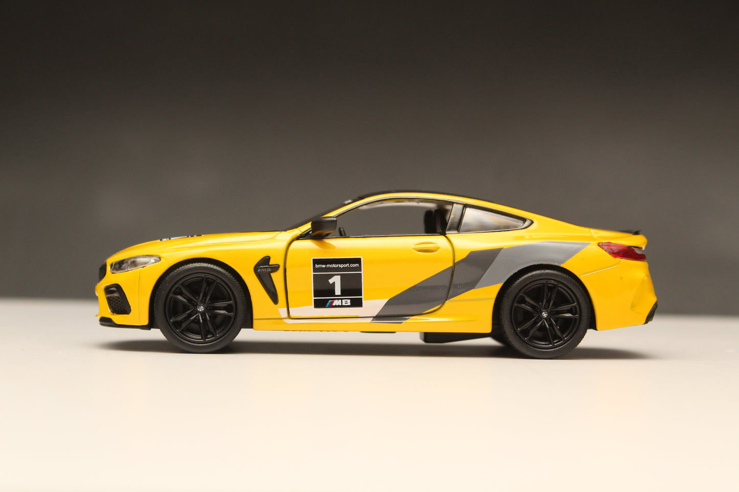 1:38 kinsmart BMW M8 Competition (Yellow), High Quality Diecast Car - Kunju Vandi