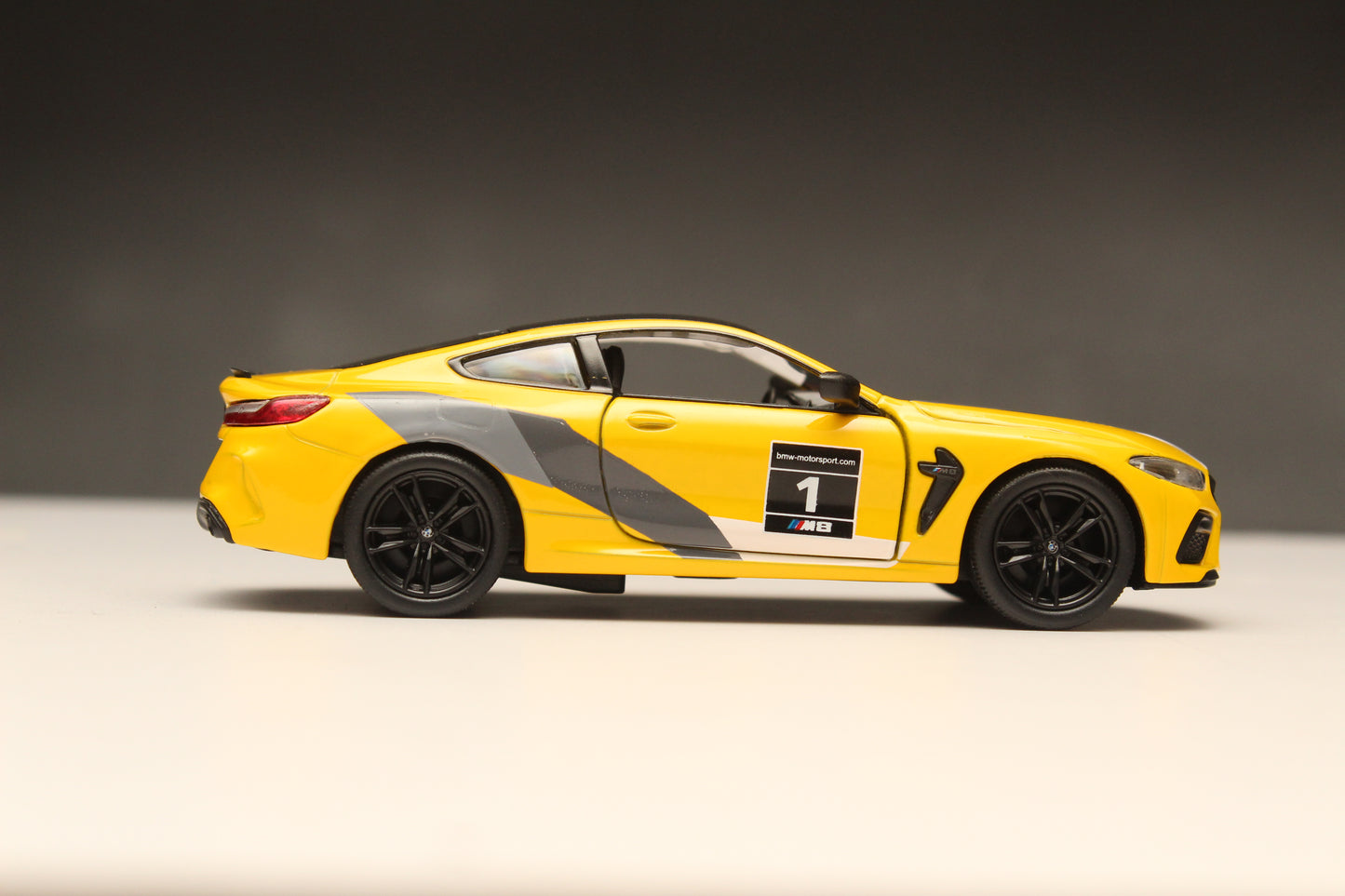 1:38 kinsmart BMW M8 Competition (Yellow), High Quality Diecast Car - Kunju Vandi
