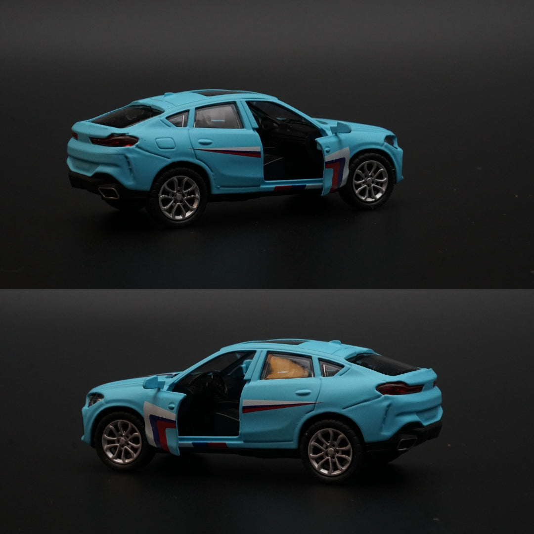 1:43 Bmw Diecast Blue strips - Kunju Vandi