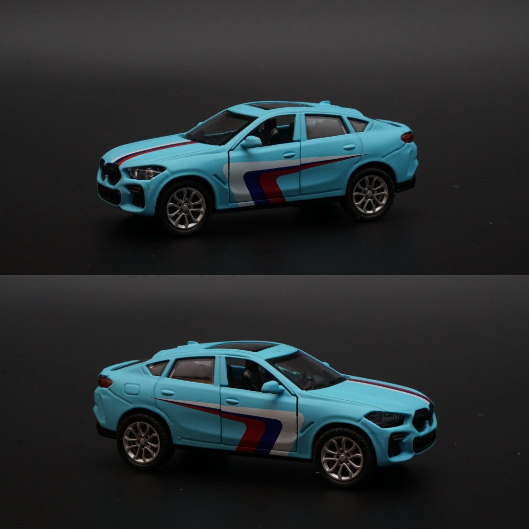 1:43 Bmw Diecast Blue strips - Kunju Vandi