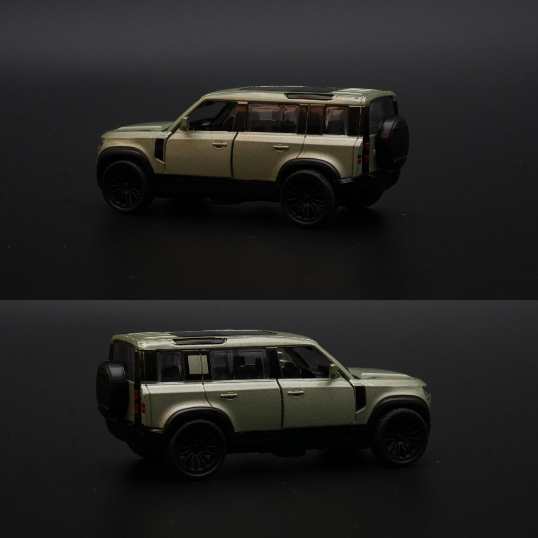 1:43 Defender Green Metal Body - Kunju Vandi