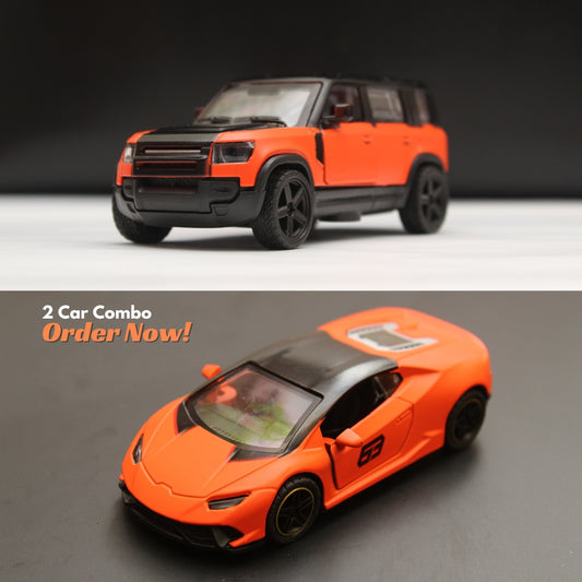 1:43 Defender , Lambo Diecast Combo -  Kunju Vandi