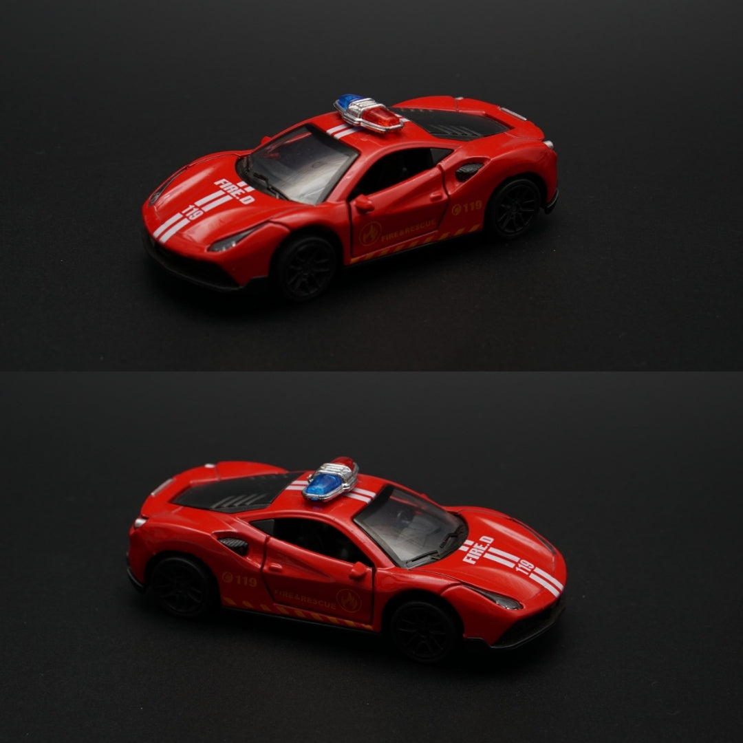 1:43 Ferrari Police Version Diecast - Kunju Vandi