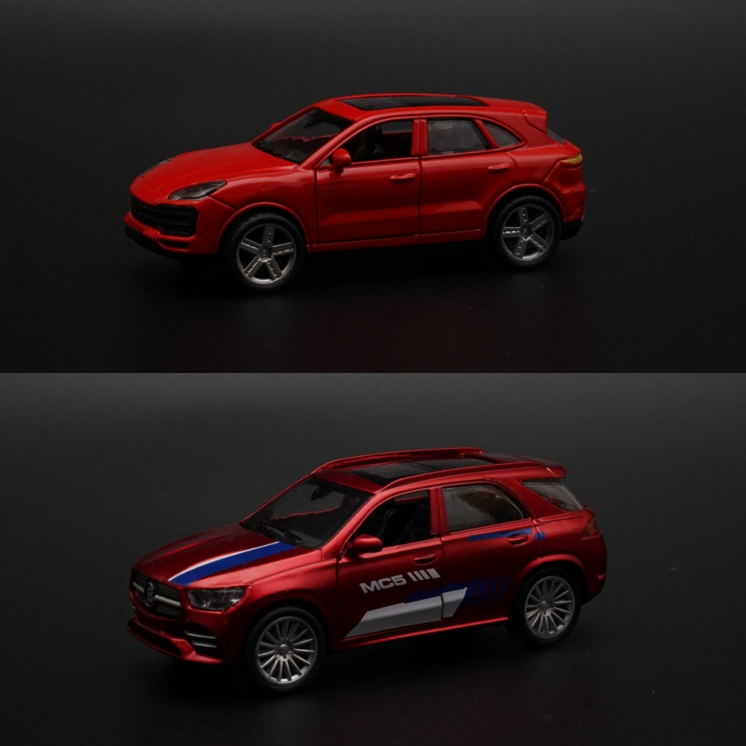 1:43 Porsche , Benz Diecast Combo - Kunju Vandi