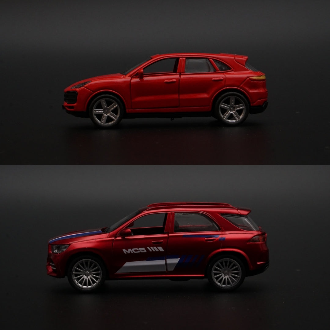 1:43 Porsche , Benz Diecast Combo - Kunju Vandi
